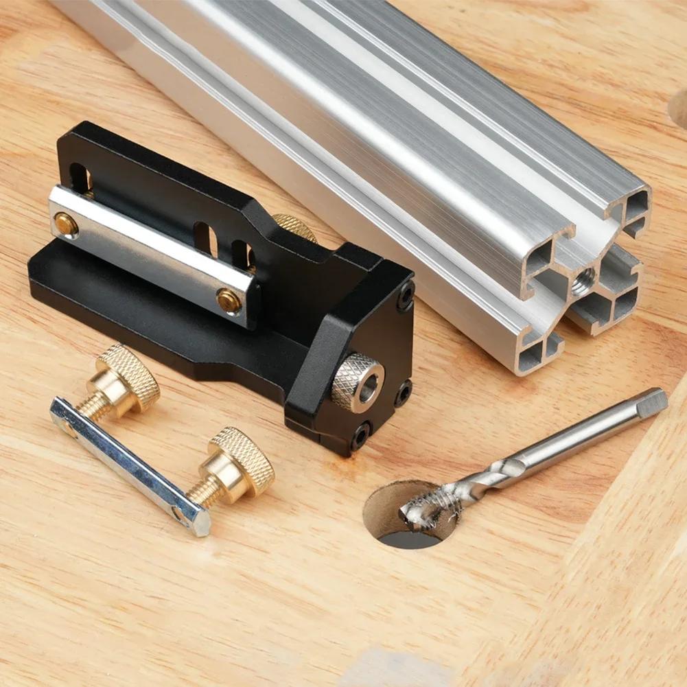 Aluminum Profile Tapping Assistant For Accommodating 20/30/40 Aluminum Profiles And For DIY Furniture Effortless Tapping Tool