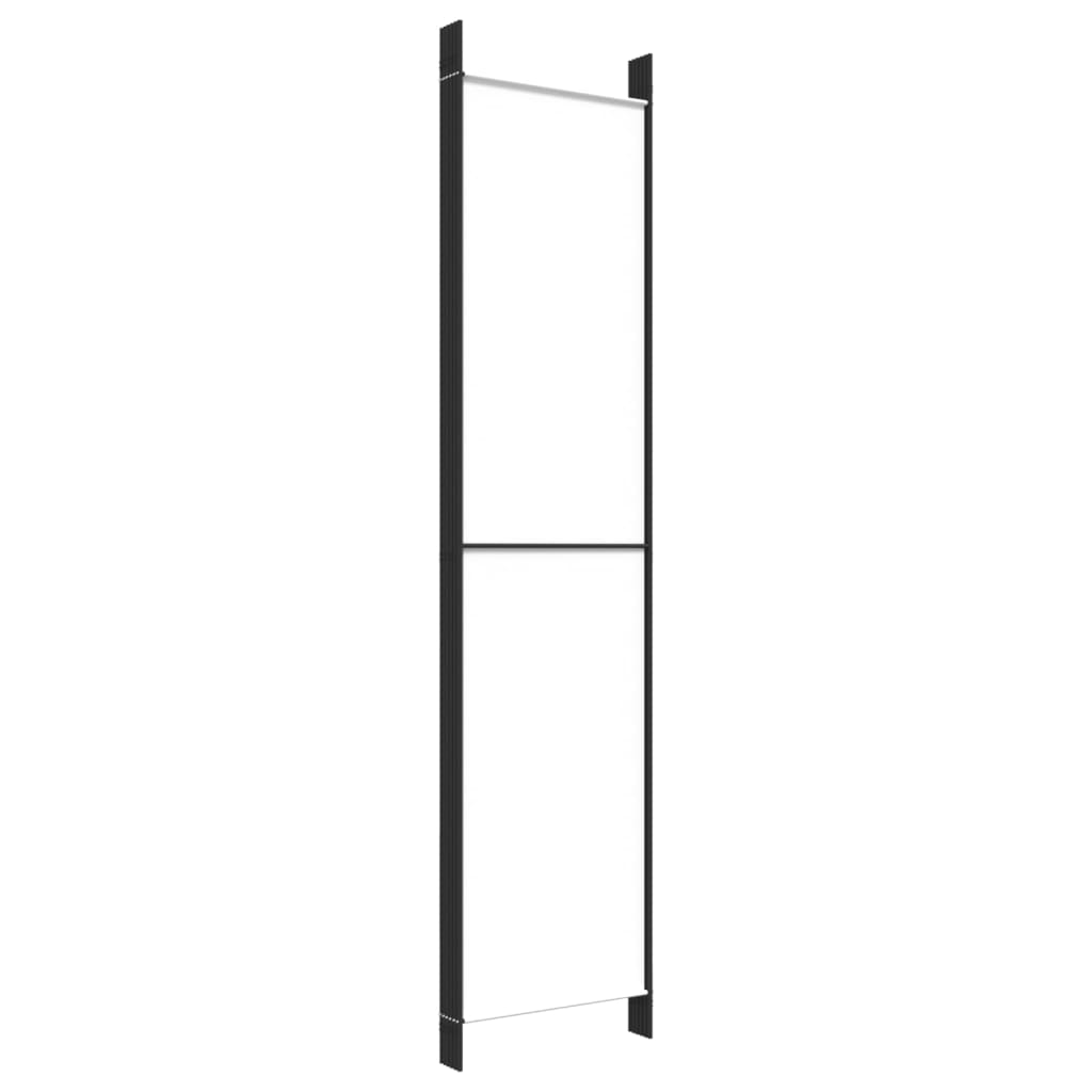 6 Piece White Folding Screen 300 X 220 Cm Fabric