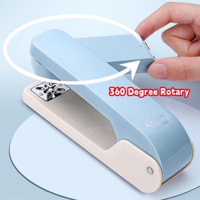 Metal Long Stapler 360 Degree Rotary Heavy Duty Stapler Multifunctional Stapler  School Office