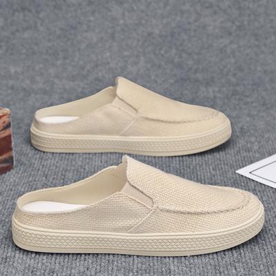 Heren Schoenen Zomer Slippers Buiten Casual Schoenen Zonder Hak Heren One Pedal Lazy Tide Schoenen
