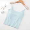 Sling Vest Bra and Integrated Short Base Adjustable Inner Wear with Breast Pad for Hot Girls Wearing Tops