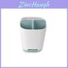 Compact Bathroom Storage Organizer With Dividers For Toothbrushes And Personal Items