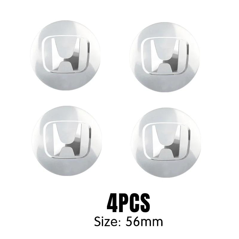 4pcs 56/60mm Car Wheel Center Cover Hub Caps Badge Auto Accessorie For Honda Mugen INSPIRE VTEC DOHC Modulo Vezel CITY CIVIC RR