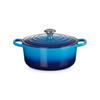 Le creuset cocotte ronde evolution en fonte émaillée 28 cm azure