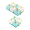 Appetizer Plate Nut and Candy Serving Tray Nuts with Compartment Divided Fruit Platter for