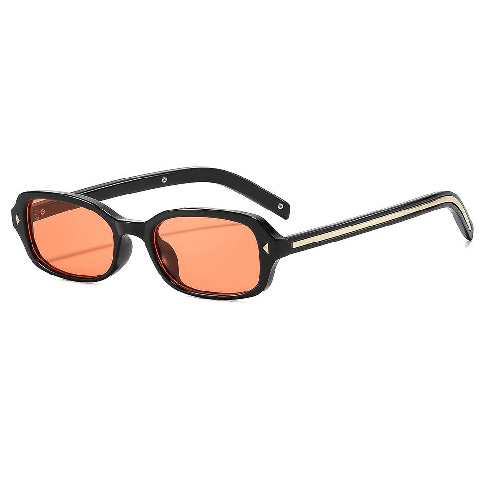 Square arrow rice nail sunglasses, new European and American small frame sunglasses, personalized fashion sunglasses, advanced sense