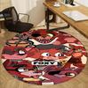 Five Nights at Freddy's Pattern Round Rug, Indoor/Outdoor Mat, for Picnic, Gameroom, Bedroom, Office, Living Room, Home Decor Carpet, Birthday Gift