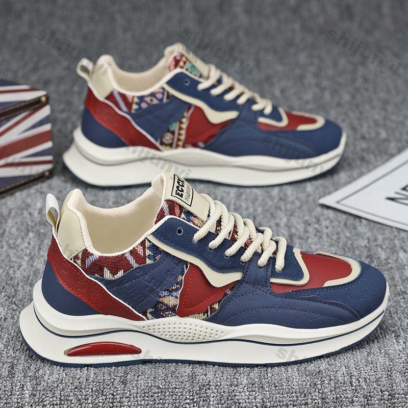 Fashion Men's Casual Sports Shoes Spring New Trend Breathable Sport Shoes Antislip Running Shoe Soft-soled Non-slip Walking Sneakers