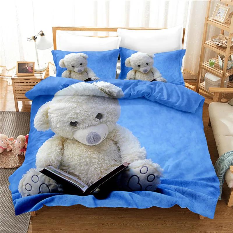 3d Polar Bear Bedding Set King Size Bedroom China Air Express Duvet Cover With Pillowcases Housse De Couette 240x260 Customized