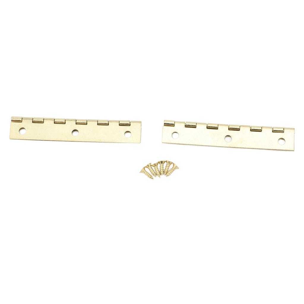 20 Set Back Flip Hinge Iron Retro Folding Butt Hinge for Cabinet Furniture 75x25mm Yellow