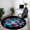 1pc Mushroom Fantasy Office Round Area Rug, Under Office Chairs Bedroom Living Room Home Decor, Room Deco, Available in Various Sizes