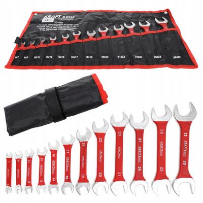 Set of 2-Sided Flat Wrenches Kraft&Dele 12 Pieces 6-32
