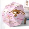Sugarbunnies, Recipes Automatic Open/Close Umbrella-Cute Umbrella with Cute Design, Portable 3-Fold Compact Umbrella for Men & Women, Hallow