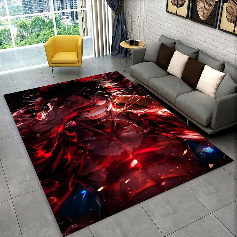 Classic Anime One P-Piece Cartoon Zoro Non-Slip Area Rug for Living Room,Bedroom,Playroom,Soft Carpet Floor Mat Home Decor Rug