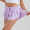 Frauen Athletische Sport Fitness Yoga Shorts Laufen Niedliche Flowy 2 In 1 Tennis Beach Volleyball Baseball Kurze Culottes