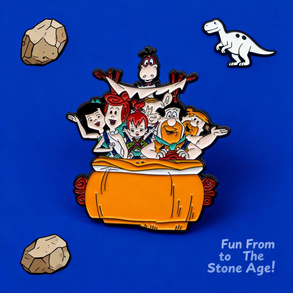 Cartoon Family Enamel Pin Dinosaur Badges Funny Jewelry Cosplay Accessories Toys Gift for Clothes Lapel Pins on Backpack Brooch
