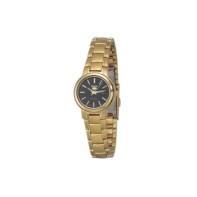 SEIKO Seiko5 Collection 30m Waterproof Automatic Mechanical Movement Stainless Steel Strap Watch SYME48K1 Black Dial