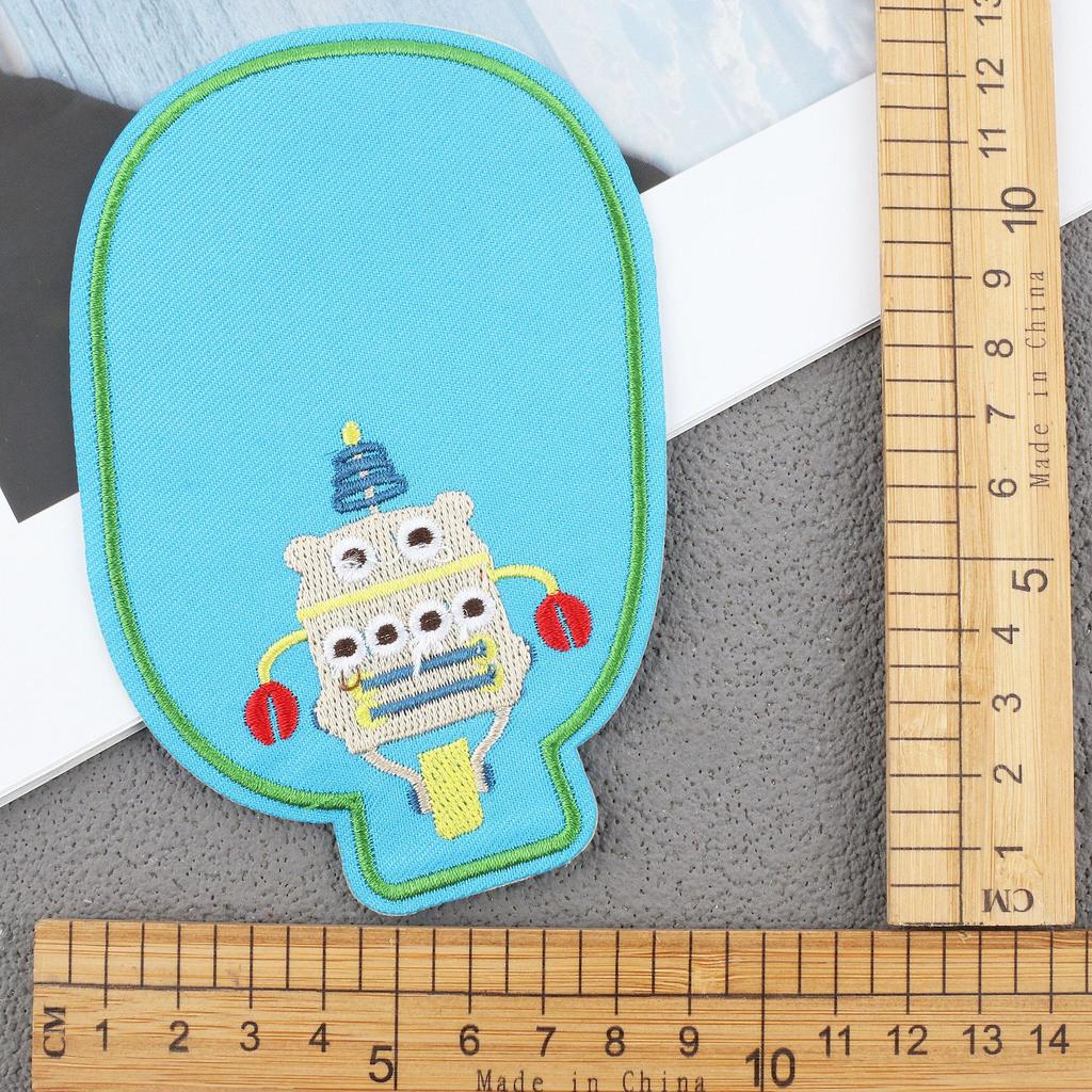 Hot-Selling Cloth Stickers Cartoon Embroidery Stickers Jeans Knee Stickers Ripped Holes Repair Embroidery Label Adhesive Patch Stickers