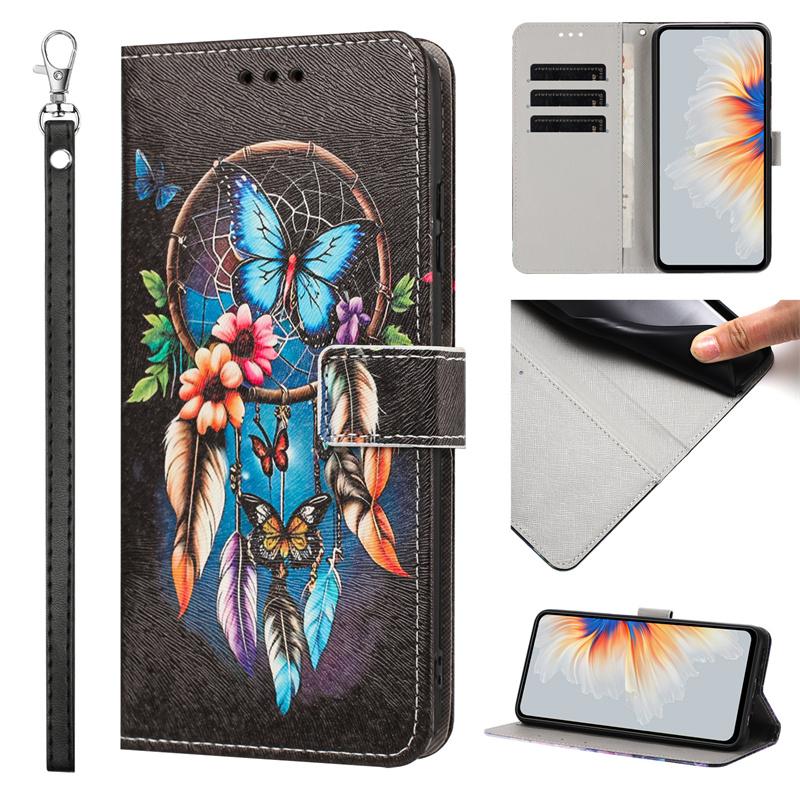 Note15/Note14/Note13 Pro+ Sonnenuntergang Bemalte Hülle für Xiaomi Redmi Note 15 14 13 12 11 Pro 10 9 Pro Plus Brieftasche Lederhülle Hülle