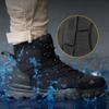 Men's Anti-Impact And Anti-Piercing Work Shoes Lightweight Breathable Safety Shoes Indestructible Construction Working Boots Men