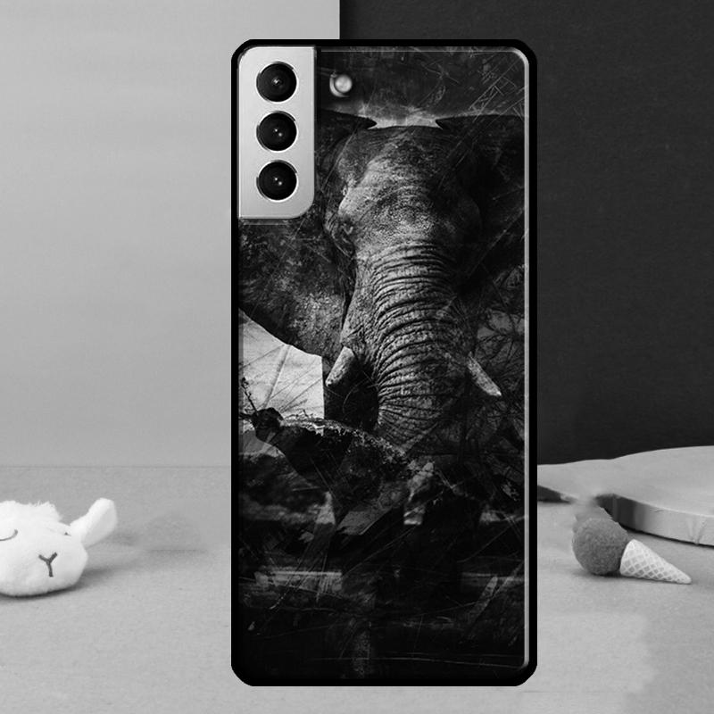 Cute Elephant Phone Case For Samsung Galaxy S25 Ultra S24 Ultra S9 S10 S20 S21 S22 Plus S23 S24 FE Cover