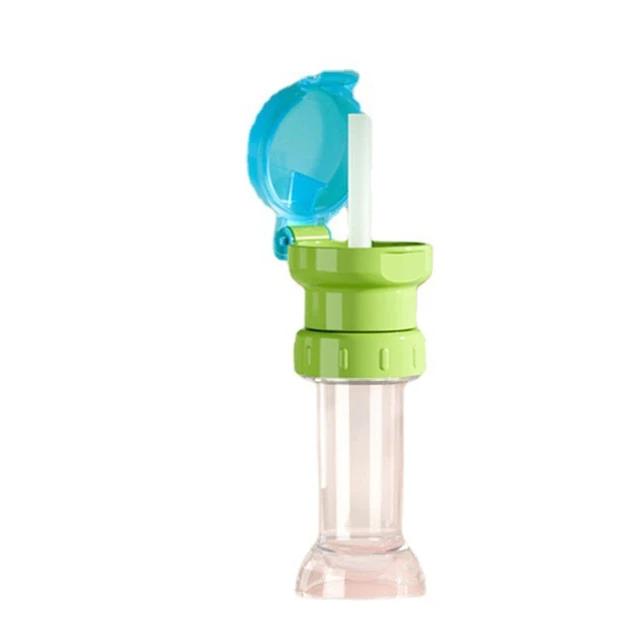New Mineral Water Bottle Cap with Straw Convertible Head Baby Kids Anti-Choking Portable Outdoor Storage Leak-proof Accessories