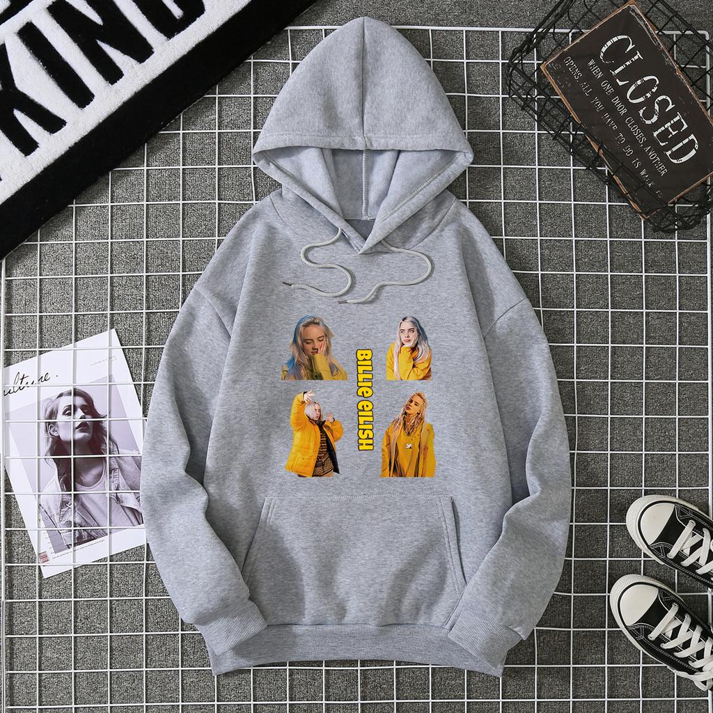 Casual and Fashionable Printed Thick Long Sleeved Sweatshirt 6807