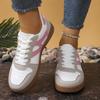 New Pink Ladies Leisure And Comfortable Shoes In Spring Autumn Soft-Soled Leather Fashion Shoe Sports Shoes Women Sneakers