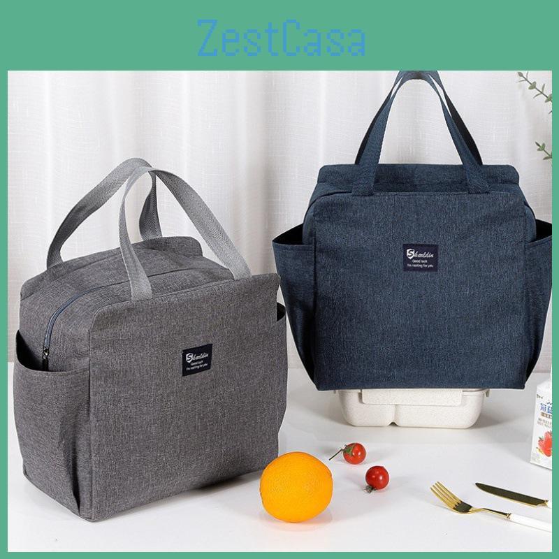 Bento Insulated Bag Lunch Picnic And Outing Tote With Ice Pack