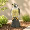 Spaventapasseri Falco Decoy Dissuasore per Uccelli Controllo Parassiti Giardino 39cm | Falco Decoy 39cm, Plastica Resistente alle Intemperie, Base Ponderata, Dissuasore per Uccelli