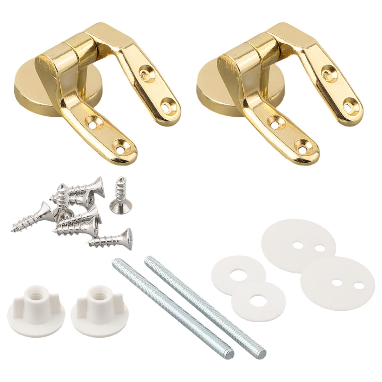 

Upgrade Your Toilet with Gold For Seat Hinges Replacement and Fittings