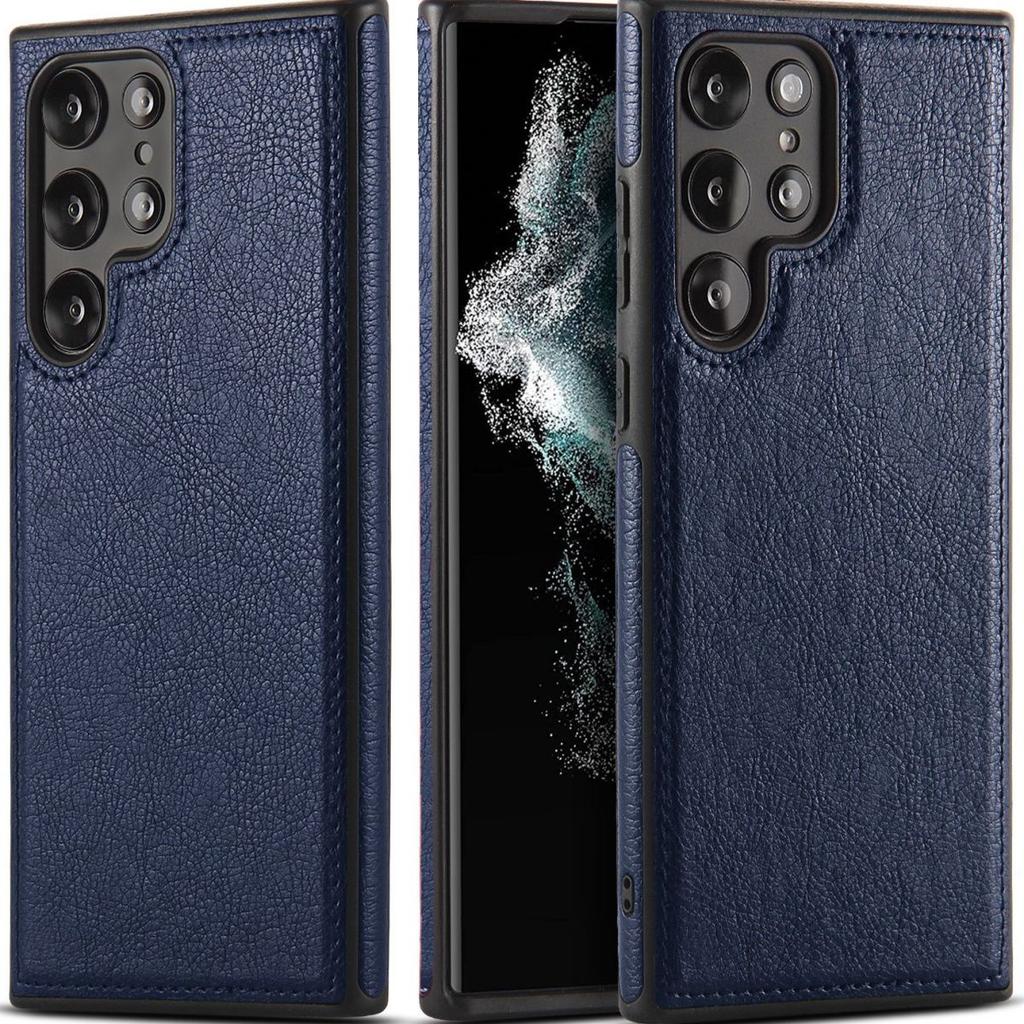 Retro Leather Phone Case for Samsung S26 Ultra - Durable Shockproof Large Cutouts Business Style Full Cover On Samsung S26/S25/S24/S23/S22/Ultra/Plus