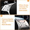 Moonlinks Steering Wheel Button Sticker Compatible With Mercedes A B C E M G SL GL GLA CLA GLK SLK GLS Class,Steering Wheel Button Decoration Trim