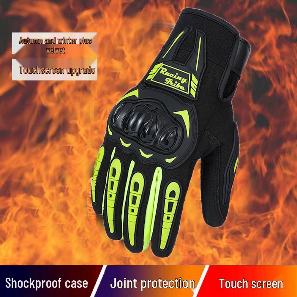 Non-Slip Full Finger Motorcycle and Off-Road Riding Gloves