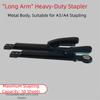 50-Sheet Capacity Long Arm Stapler Precision Scale Paper Stapler Long Reach Stapler  For Booklet