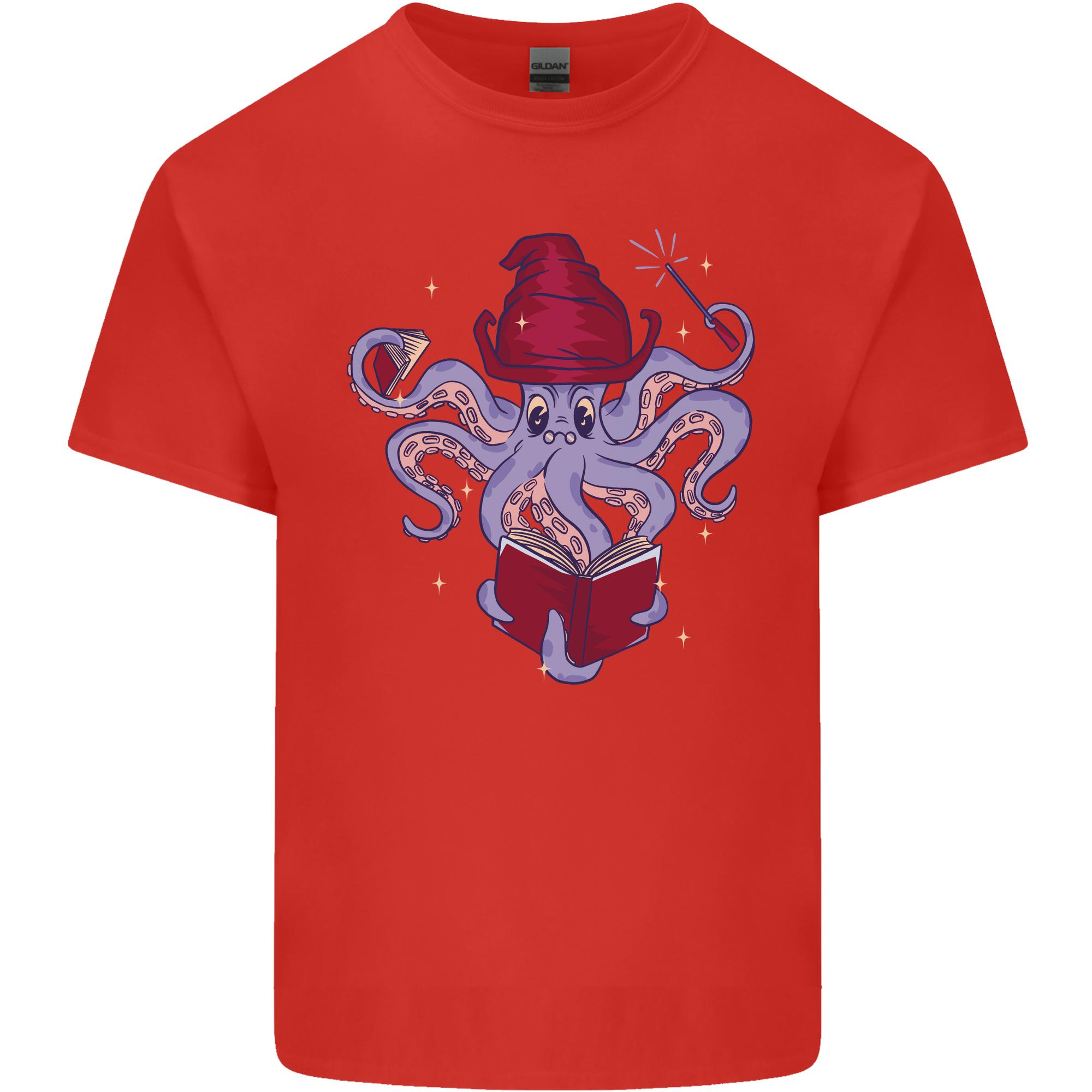 An Octopus Wizard Magic Magician Unisexs Light Cotton TShirt S