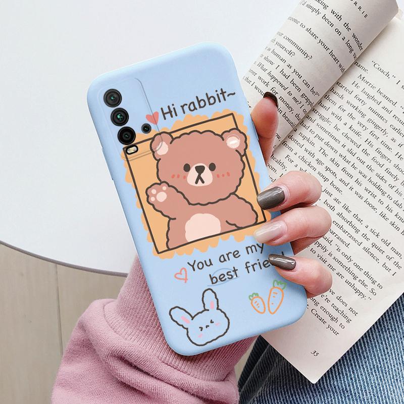 

Heart Flower Case For Redmi 9T Phone Cover Cute Silicone Shockproof Soft Coque For Redmi 9T 9 T Redmi9T Shell Cartoon Lovely Redmi 9T