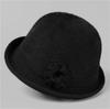 Hat female autumn and winter mother knitted bucket hat velvet warm crimping basin hat in the elderly grandma hat cold