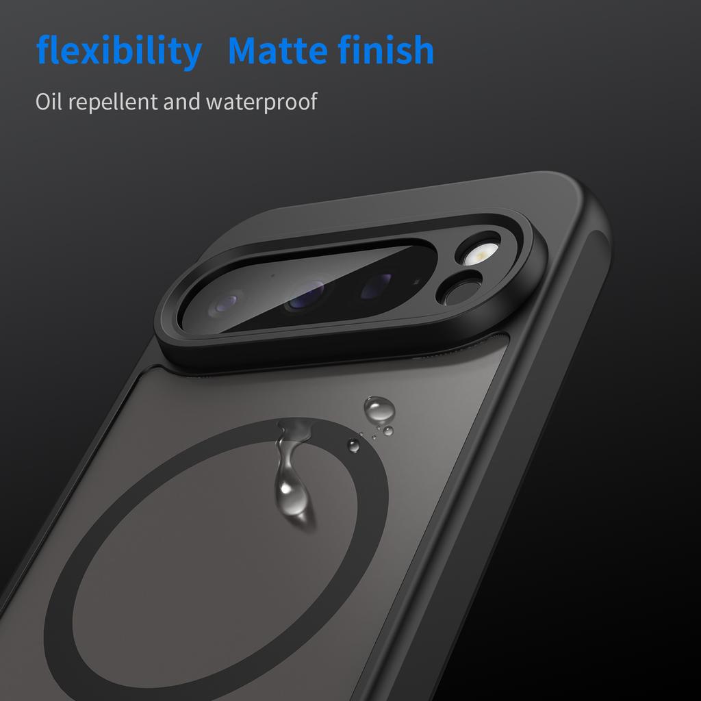For Google Pixel 9/9 Pro Case Compatible with MagSafe Anti Drop PC+TPU Phone Cover