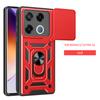 Für Infinix GT 20 Pro Hülle Infinix GT 20 Pro Cover Magnetischer Ringhalter Rüstungs-Handyhülle Schiebe-Kamera-Schutz Rückseite