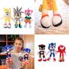 Peluche di alta qualità da 28 cm di Sonic The Hedgehog Shadow Amy Rose Knuckle Tail per bambini