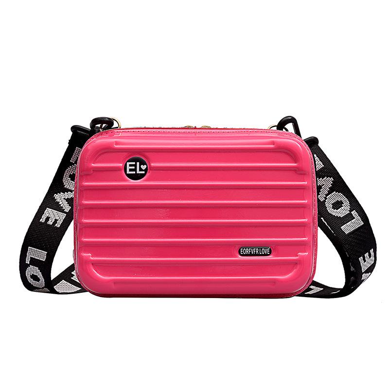 Bags bag women's new messenger bag women's mini suitcase mobile phone bag horizontal diagonal span small bag mobile phone bag
