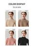 Lekasha 100% Pure Cashmere Women's Loose-Fit 12-Gauge Half-High Neck Sweater Base Layer