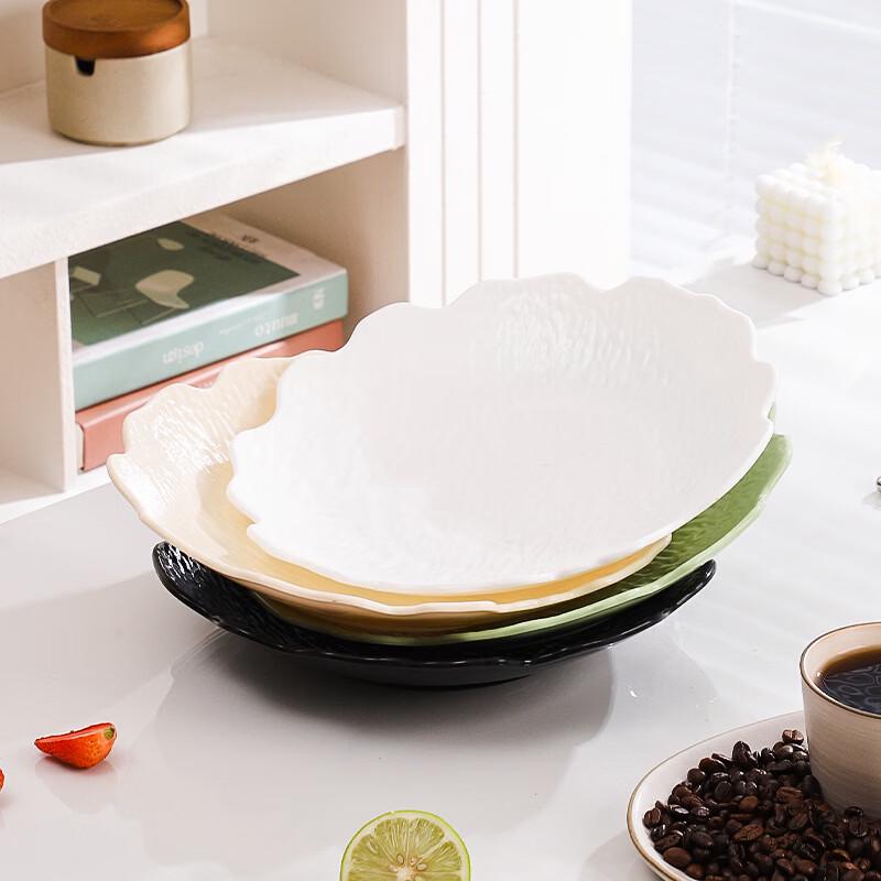 Japanese Stone Pattern Irregular Dinner Plate