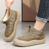 Chunky Platform Women Winter Boots Waterproof Down Cloth Soft Bottom Keep Warm Fur  Cold Resistant Female Casual Cotton Shoes