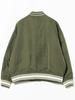 B:MING LIFE STORE by BEAMS Women's Water-Repellent Stadium Jacket, Olive, Size S