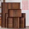Retro Style Food Storage Trays Natural Bamboo Dessert Pallet Decorate Tray Wooden Tray  Bathroom