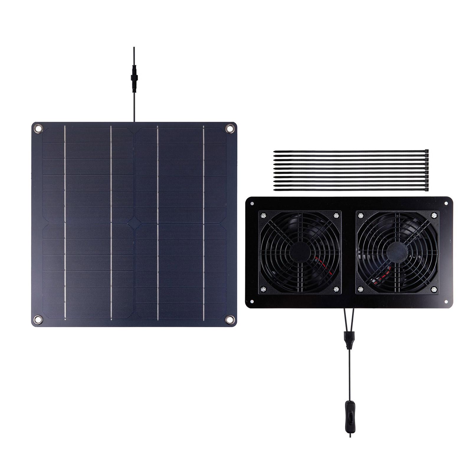 15W Solar Exhaust Fan Ventilator Solar plate Powered Fan Air Extractors Replacement Ventilation Solar Shed Fan Enduring 1