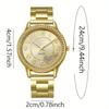 Inlaid rhinestone heart-shaped dial quartz watch, women's strap watch, exquisite dial, clothing accessories