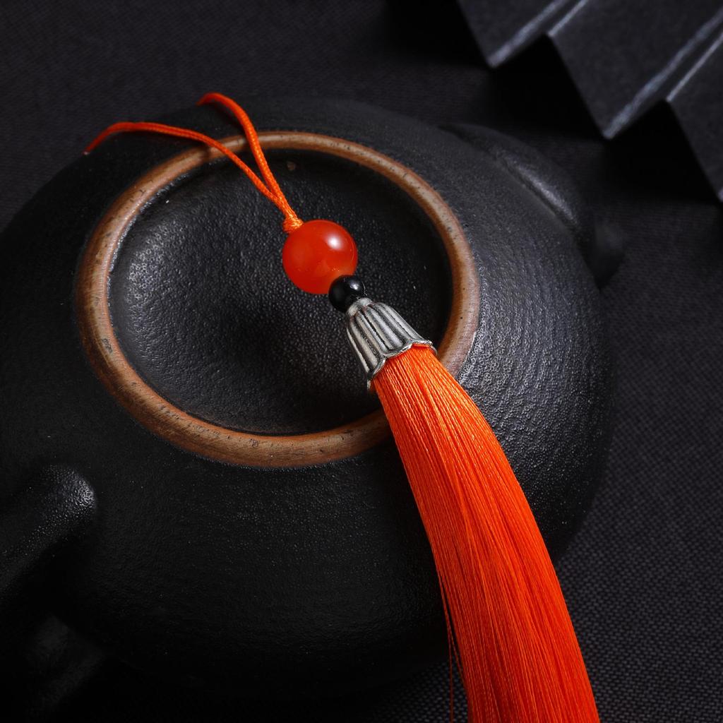Exquisite Beaded Tassel Hanfu Bookmark & Sachet Pendant